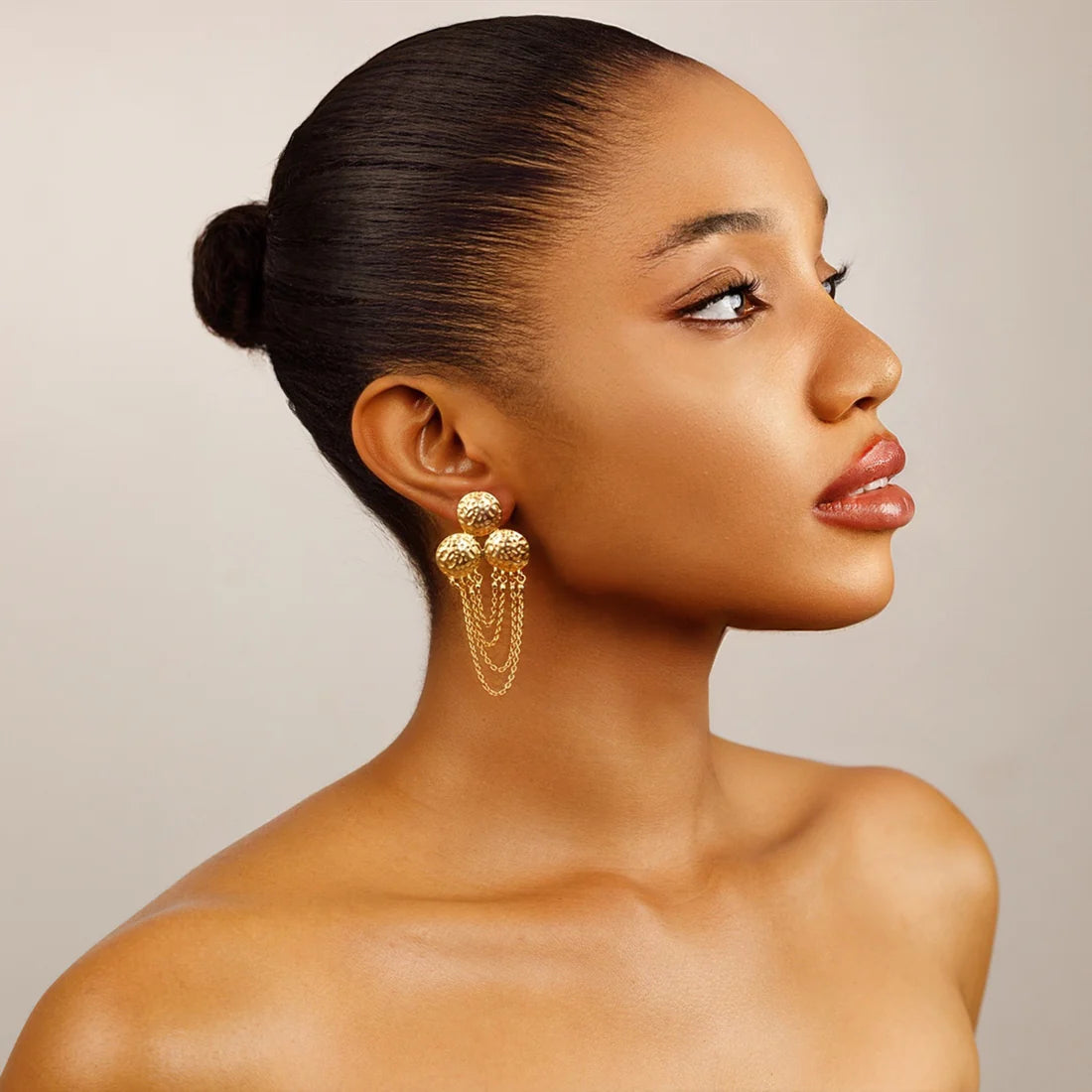 Gold Chain Earrings