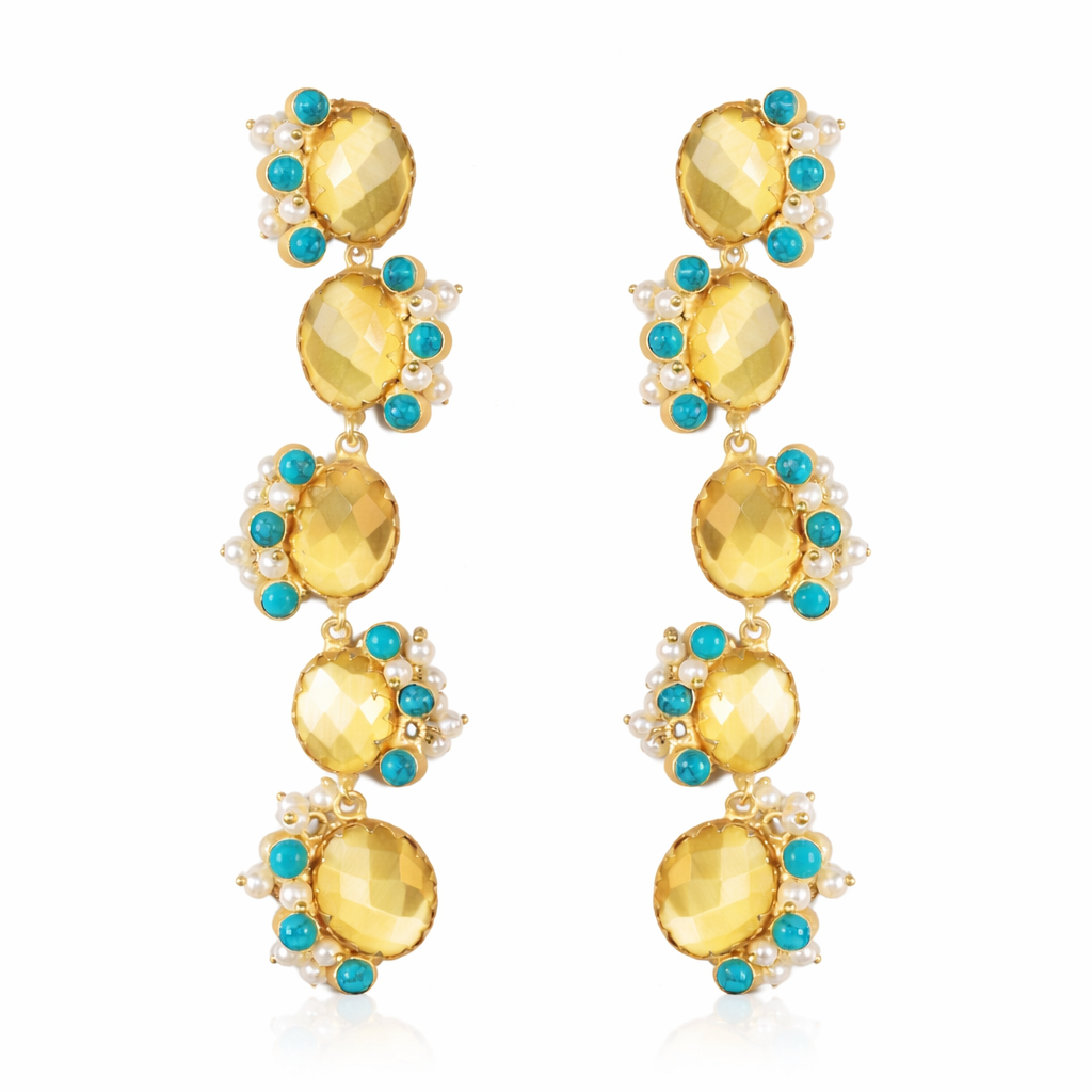 MONALISA Danglers (Yellow)