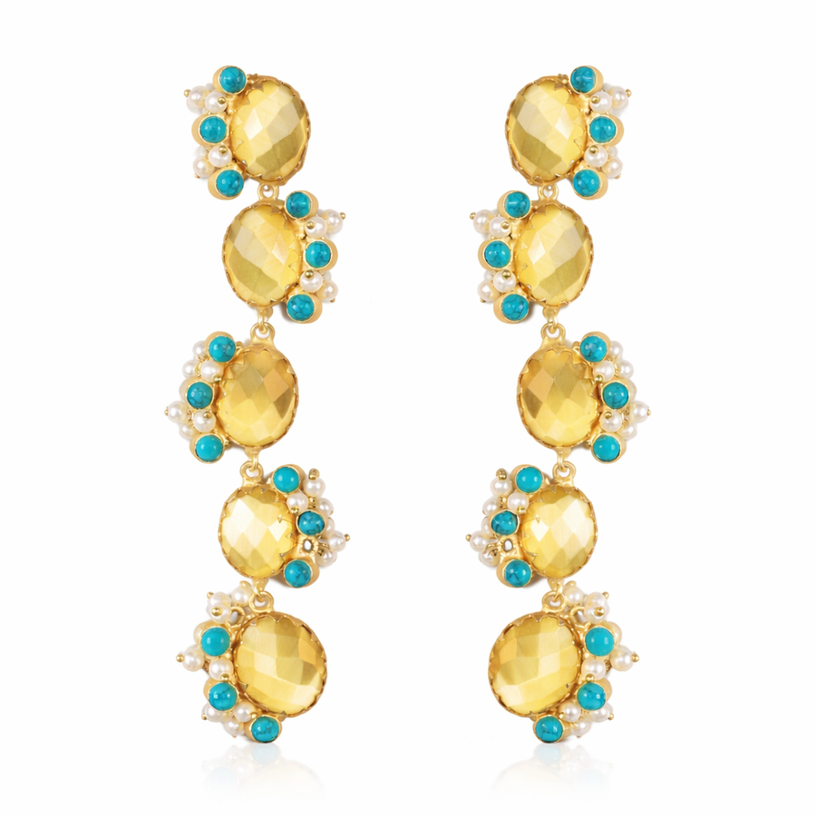 MONALISA Danglers (Yellow)