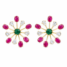 Pink Crystal Sparkler Earrings